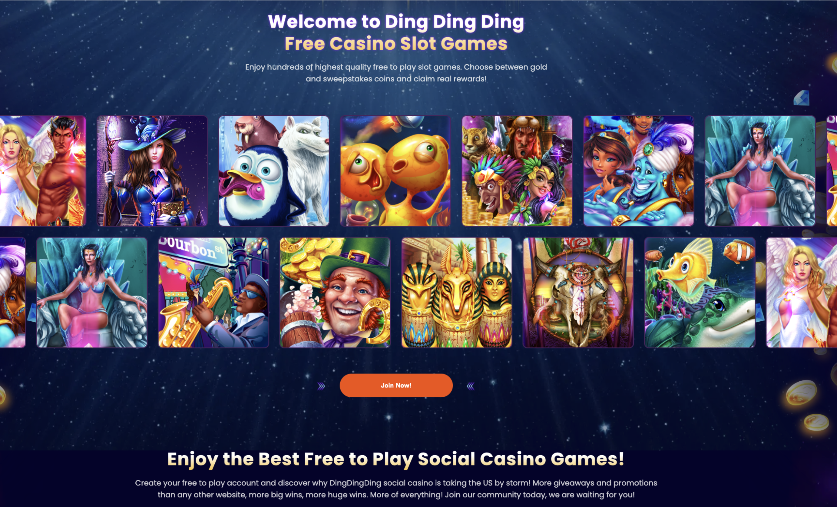 Free Slots banner, online gambling casino games poster with slot